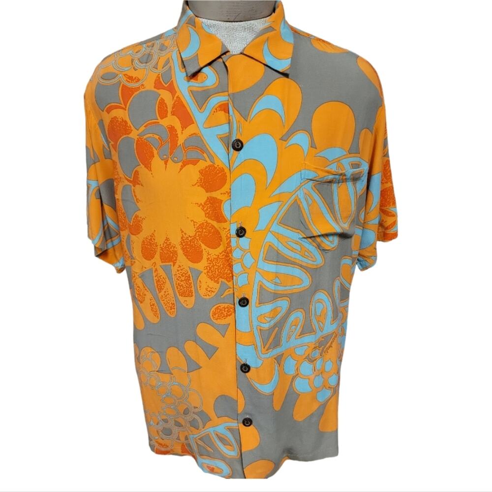 Manuhealii Men's Button Down Aloha Shirt
